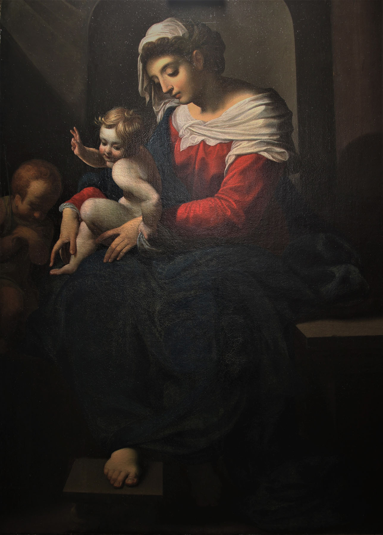 Maria met Kind door Abraham Janssens