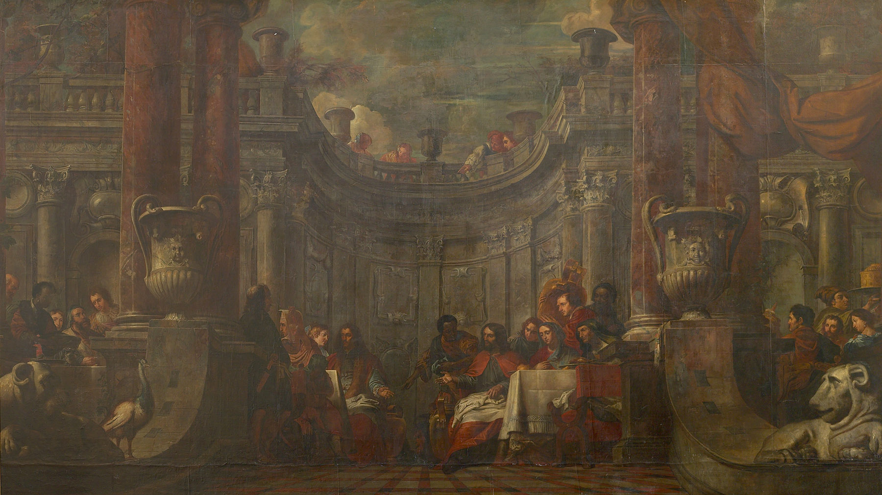 Bruiloft te Kana van Jan Erasmus Quellinus
