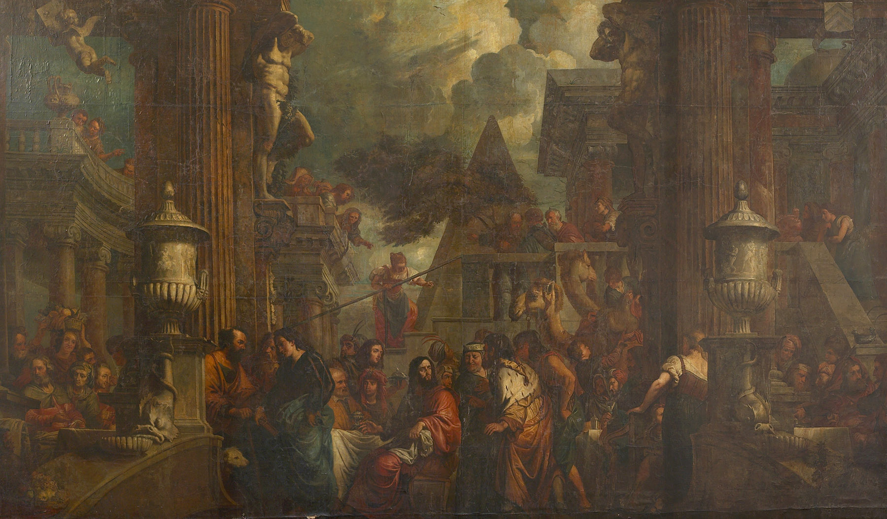 Jezus te gast bij Simon de farizeeër van Jan Erasmus Quellinus