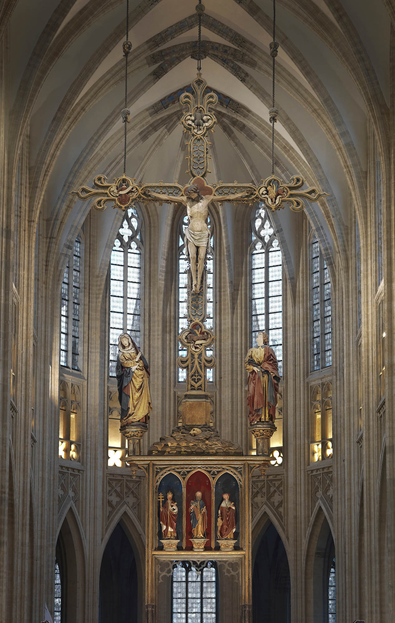 Atelier van Jan II Borman (ca. 1460-1520), Triomfkruisensemble